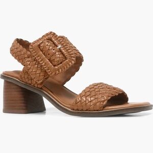Brand new gentle soul Brown Woven Leather Sandals